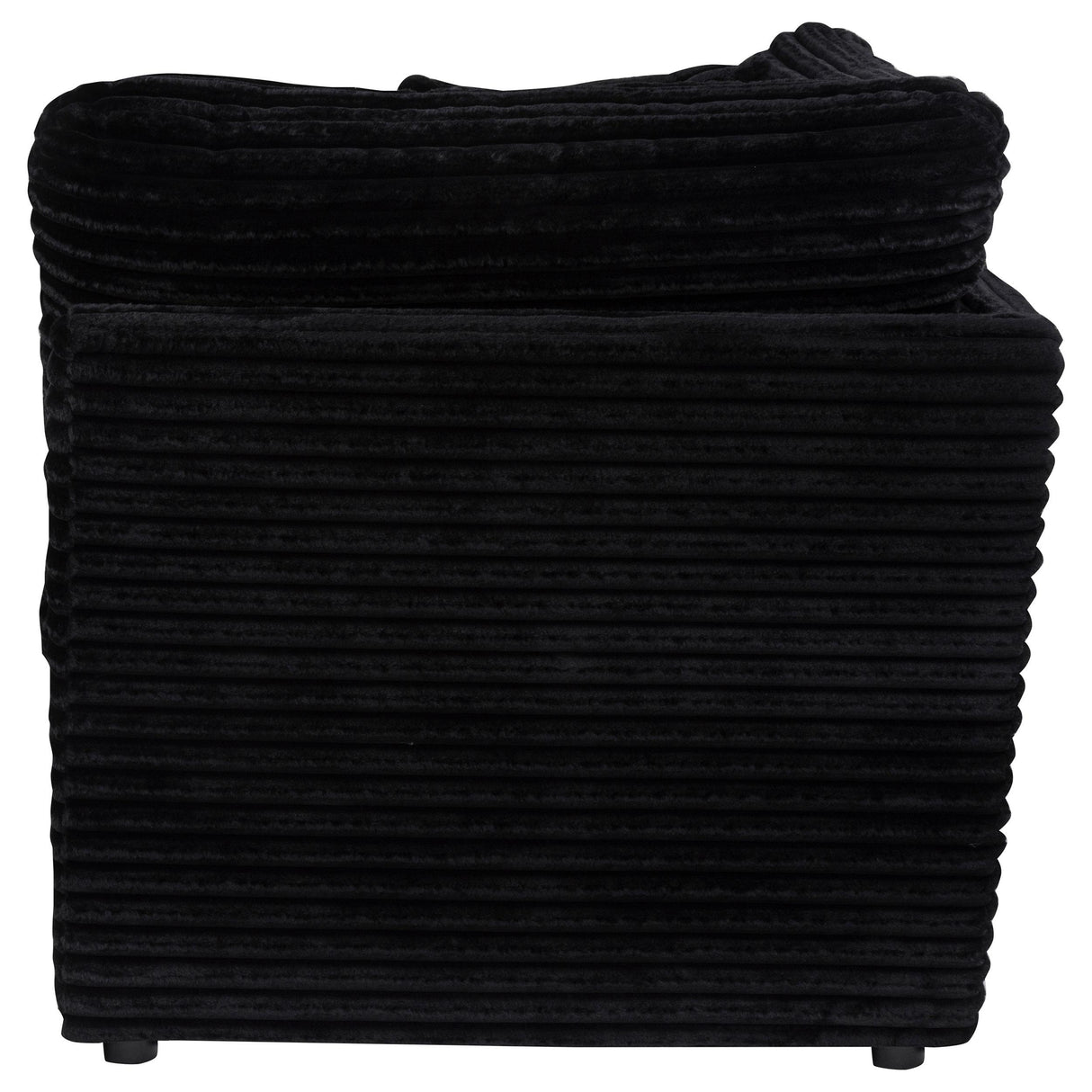 Collins Black Modular Corner Chair from Coaster - Luna Furniture