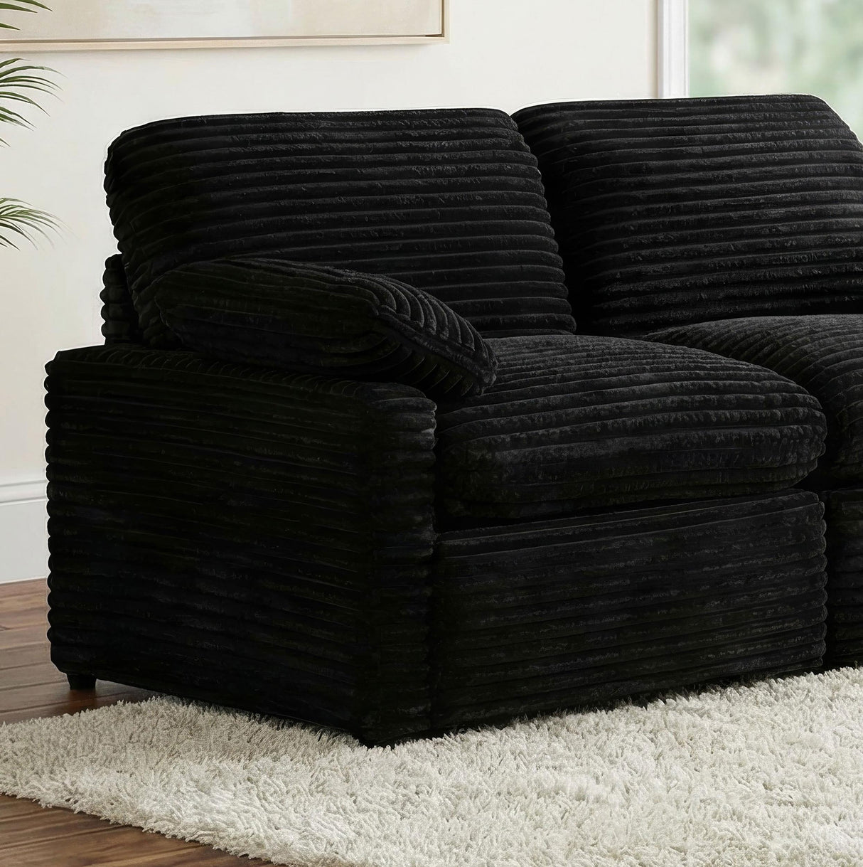 Collins Black Modular LAF Power Recliner from Coaster - Luna Furniture