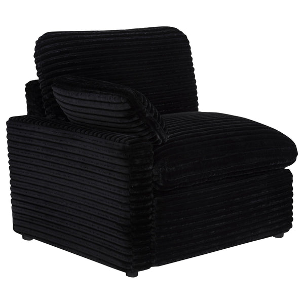 Collins Black Modular LAF Power Recliner
