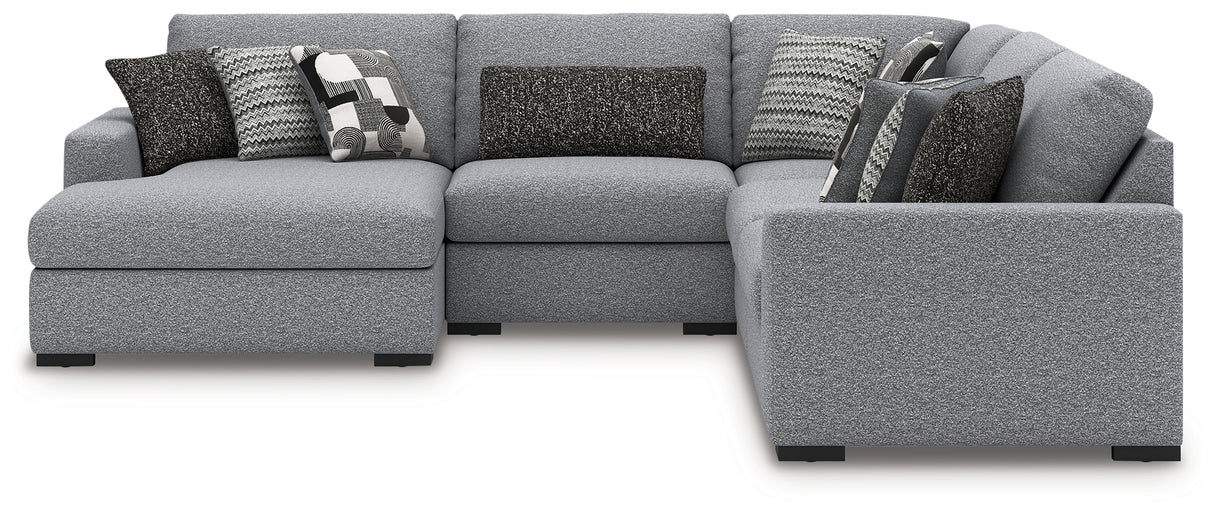 Bealton Salt and Pepper 5-Piece Sectional with Chaise from Ashley - Luna Furniture