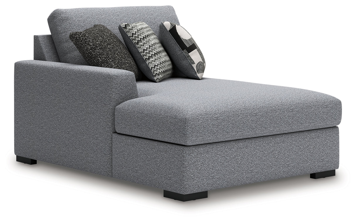 Bealton Salt and Pepper Left-Arm Facing Corner Chaise from Ashley Furniture - Luna Furniture