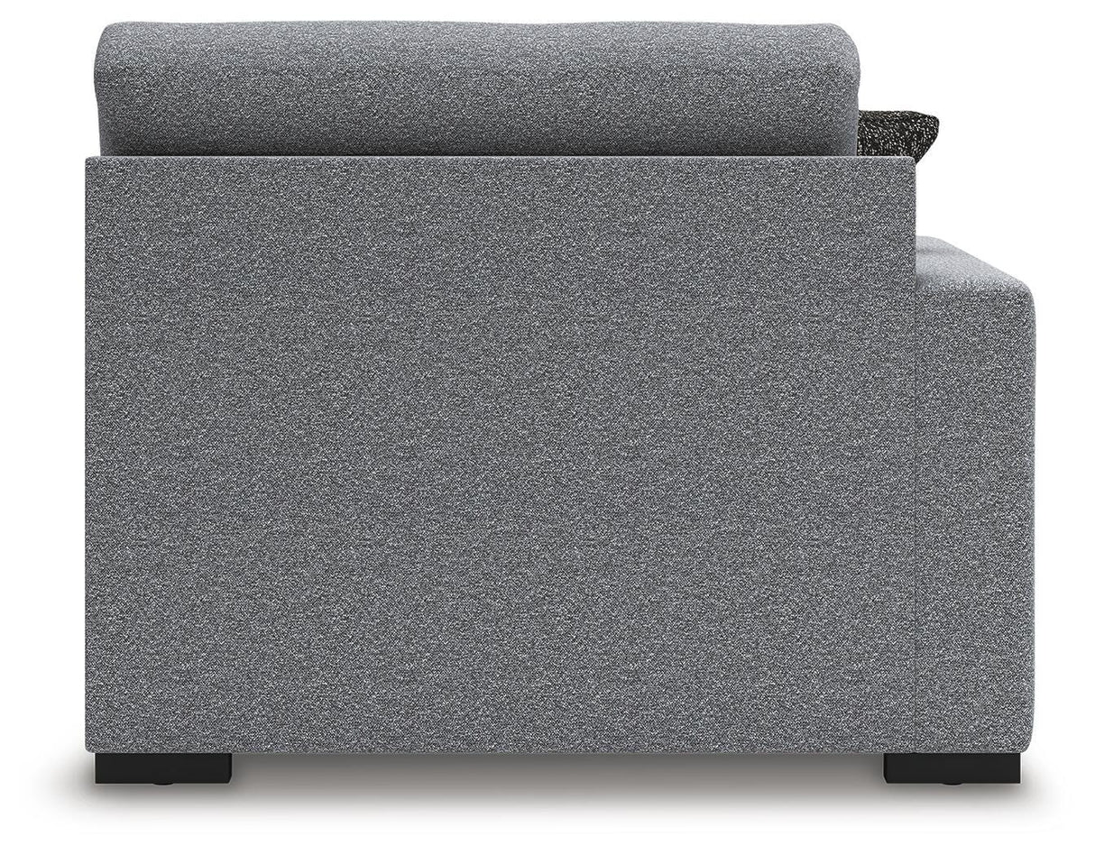 Bealton Salt and Pepper Left-Arm Facing Corner Chaise from Ashley - Luna Furniture