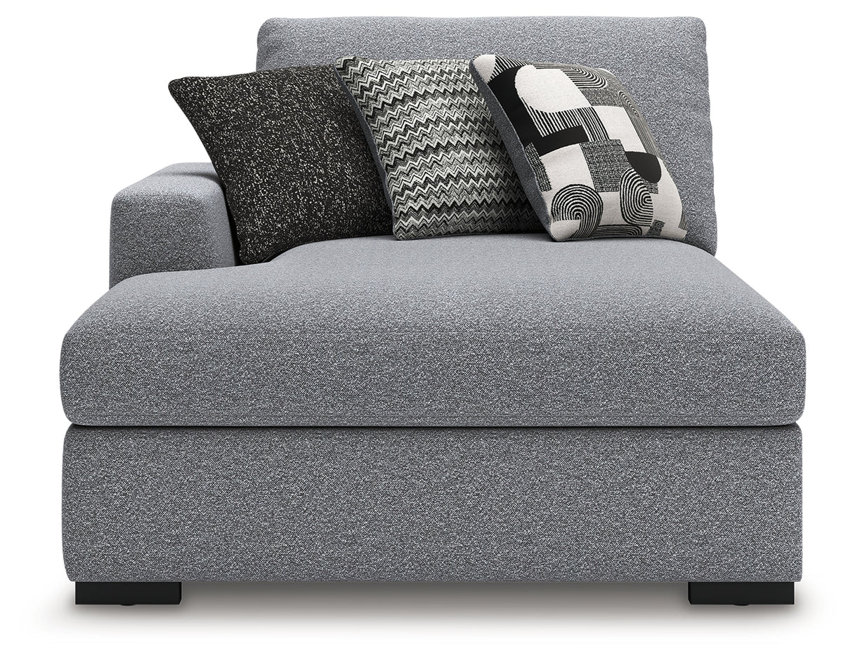Bealton Salt and Pepper Left-Arm Facing Corner Chaise from Ashley Furniture - Luna Furniture