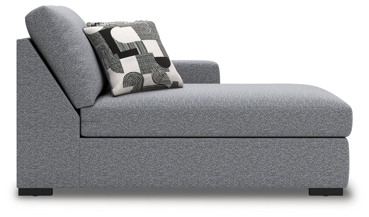 Bealton Salt and Pepper Right-Arm Facing Corner Chaise from Ashley - Luna Furniture