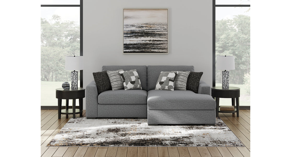 Bealton Salt and Pepper 2-Piece Sectional with Chaise from Ashley - Luna Furniture