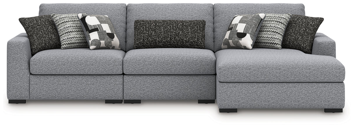 Bealton Salt and Pepper 3-Piece Sectional with Chaise from Ashley - Luna Furniture