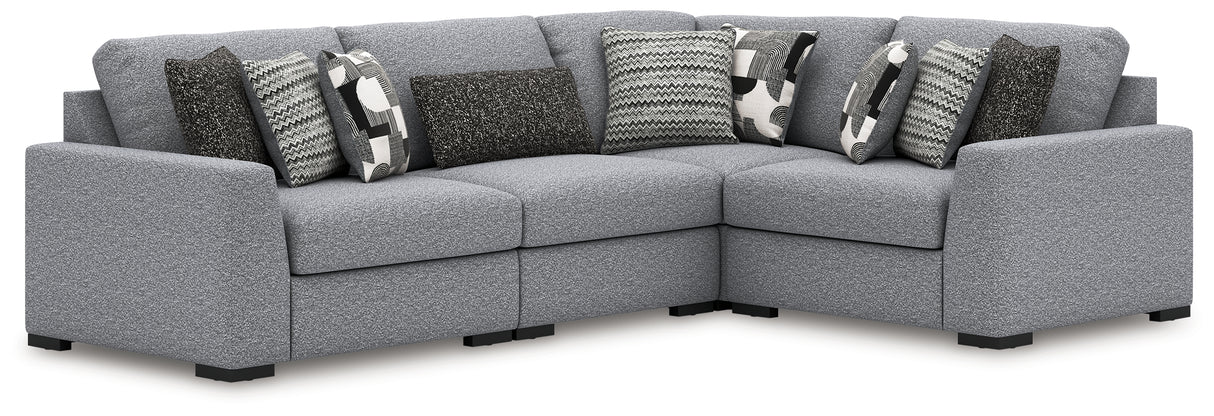 Bealton Salt and Pepper 4-Piece Sectional from Ashley - Luna Furniture