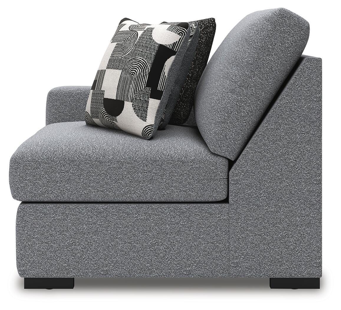 Bealton Salt and Pepper Left-Arm Facing Corner Chair from Ashley Furniture - Luna Furniture