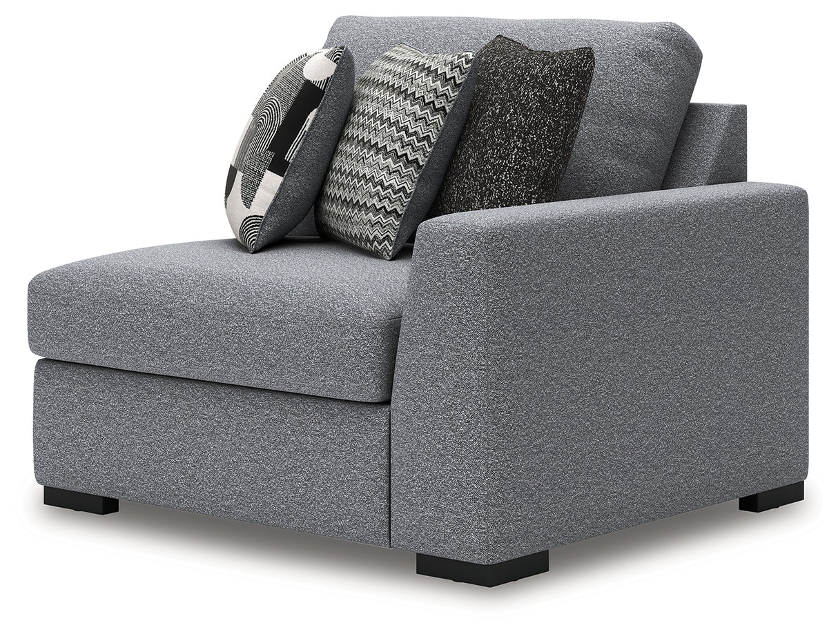 Bealton Salt and Pepper Right-Arm Facing Corner Chair from Ashley Furniture - Luna Furniture