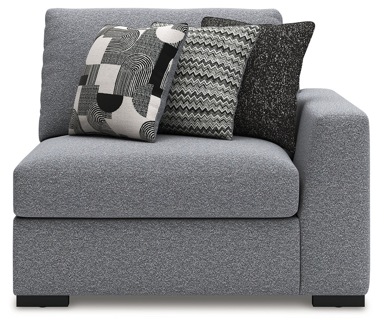Bealton Salt and Pepper Right-Arm Facing Corner Chair from Ashley Furniture - Luna Furniture