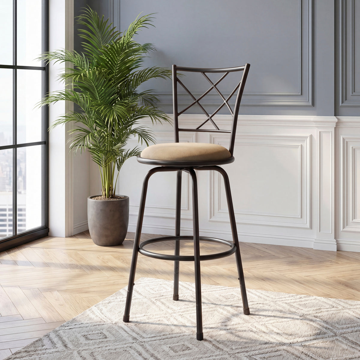 6153-2429 3-PIECE PACK CONVERTIBLE COUNTER/PUB HEIGHT CHAIR SET from Homelegance - Luna Furniture