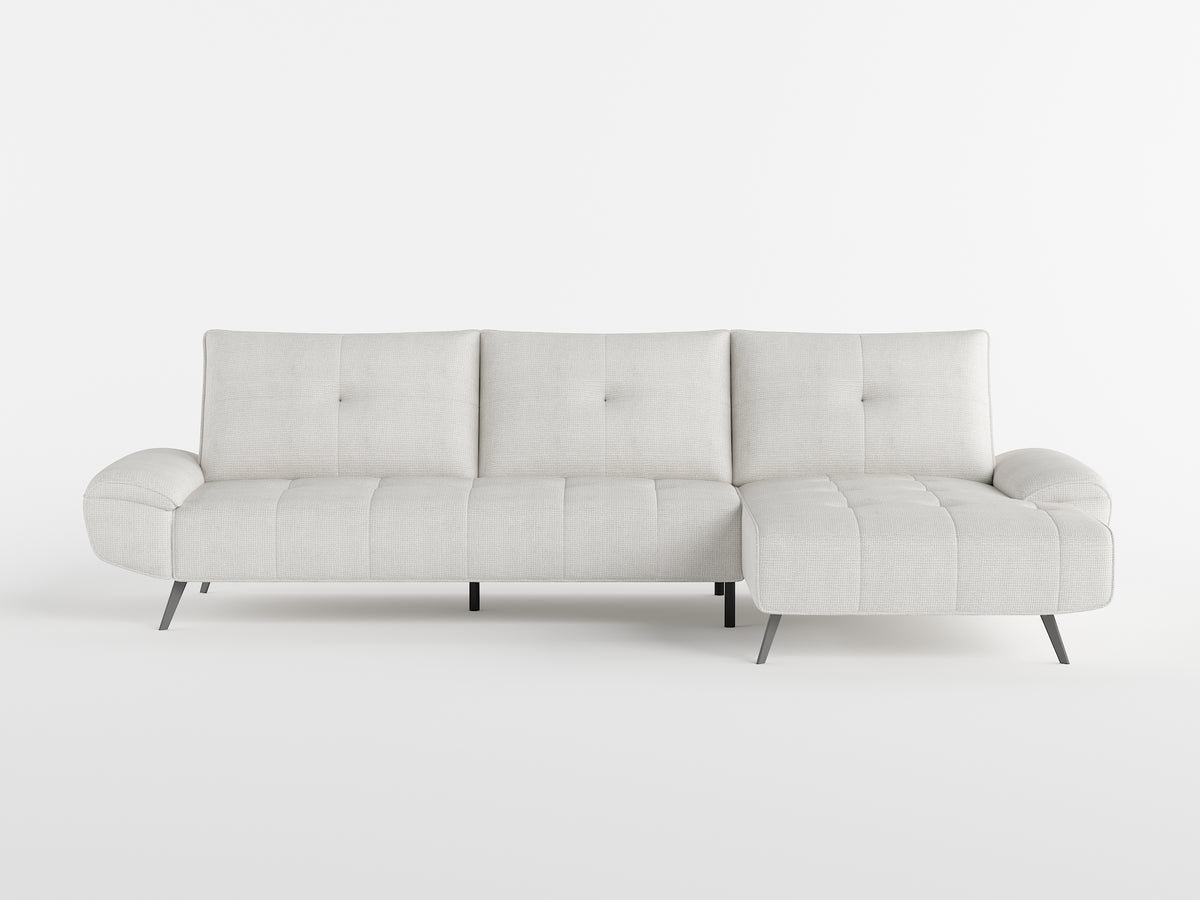 Dominic Dove Gray 2-Piece Sectional with Left Chaise from Homelegance - Luna Furniture