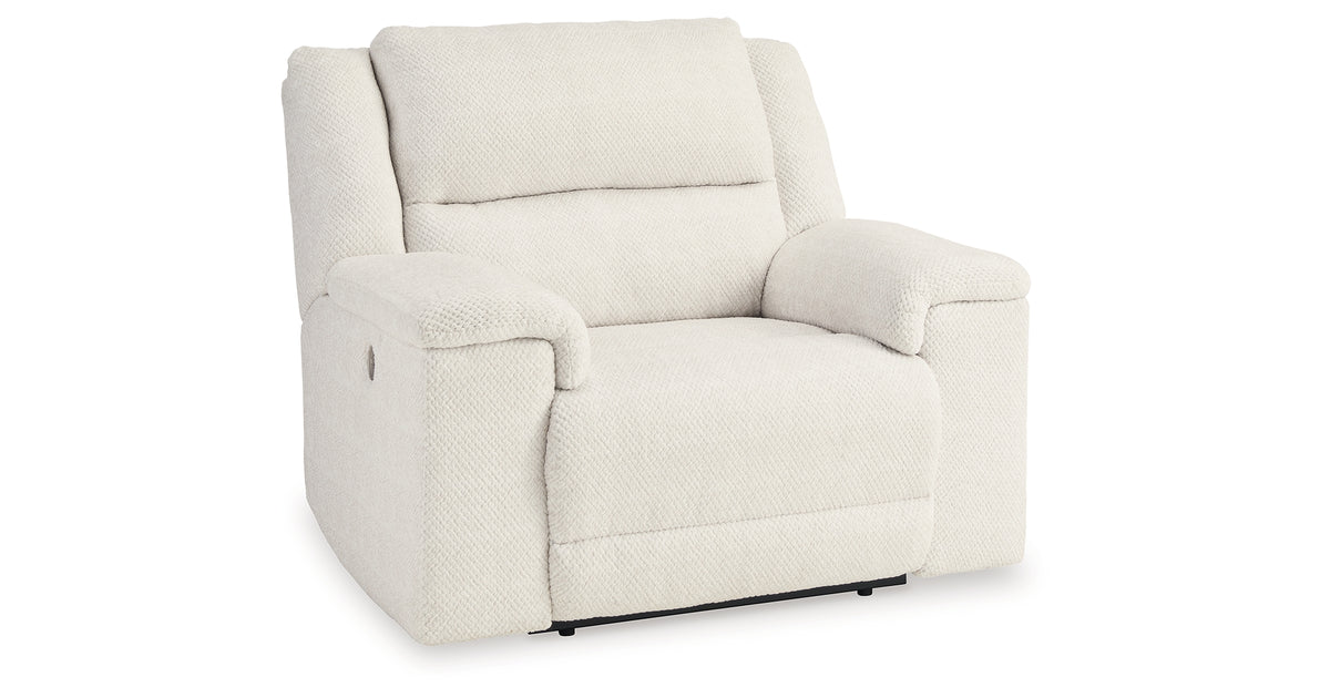 Keensburg Linen Oversized Power Recliner from Ashley - Luna Furniture