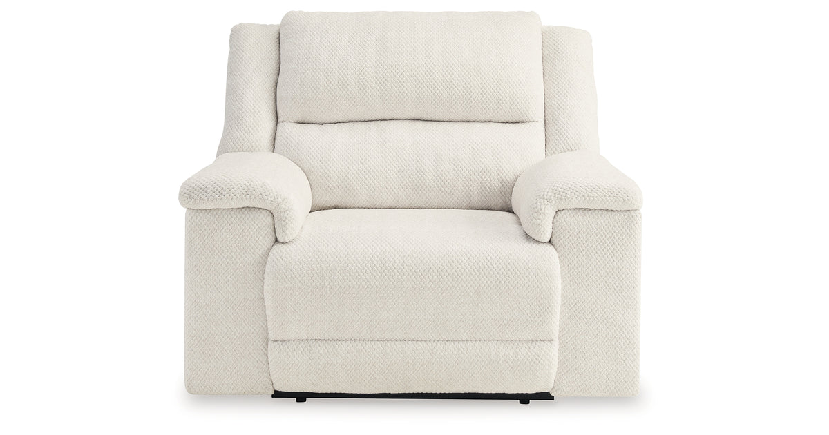 Keensburg Linen Oversized Power Recliner from Ashley - Luna Furniture