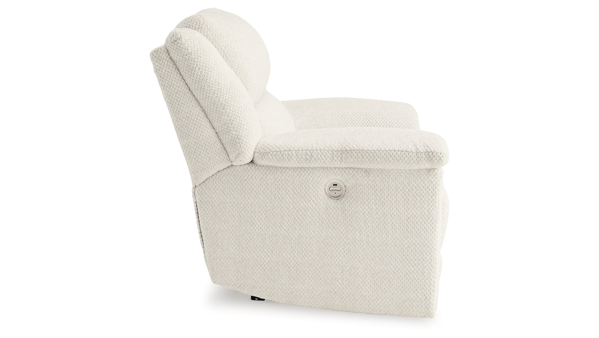 Keensburg Linen Oversized Power Recliner from Ashley - Luna Furniture