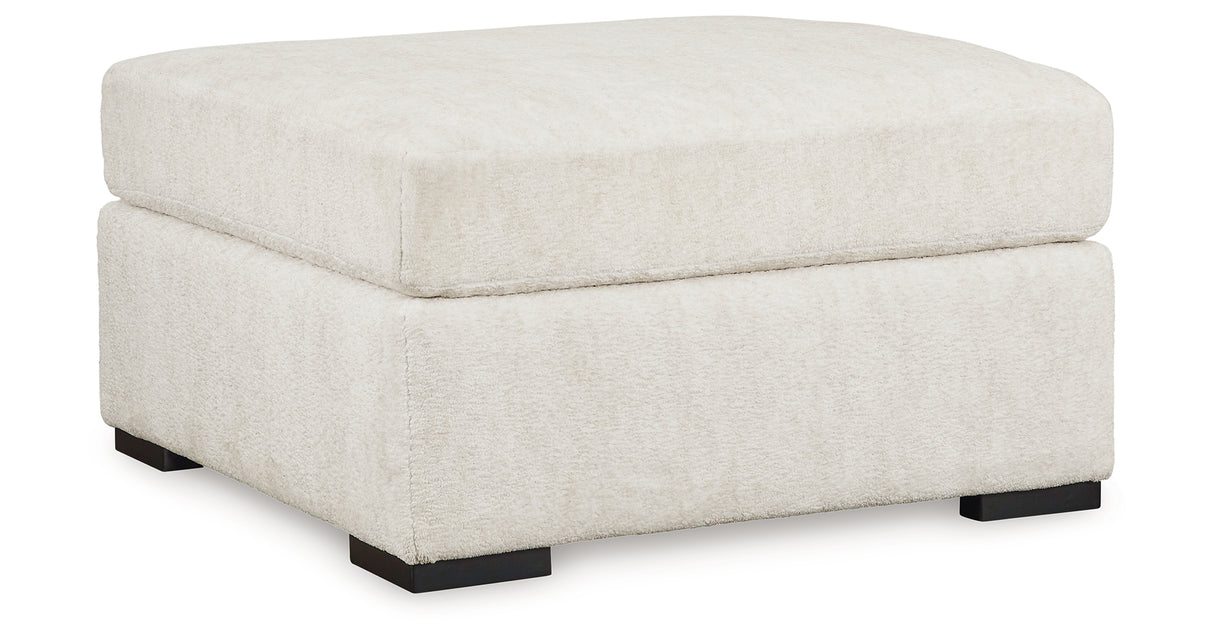 Chessington Cream 2-Piece Sectional and Ottoman from Ashley Furniture - Luna Furniture