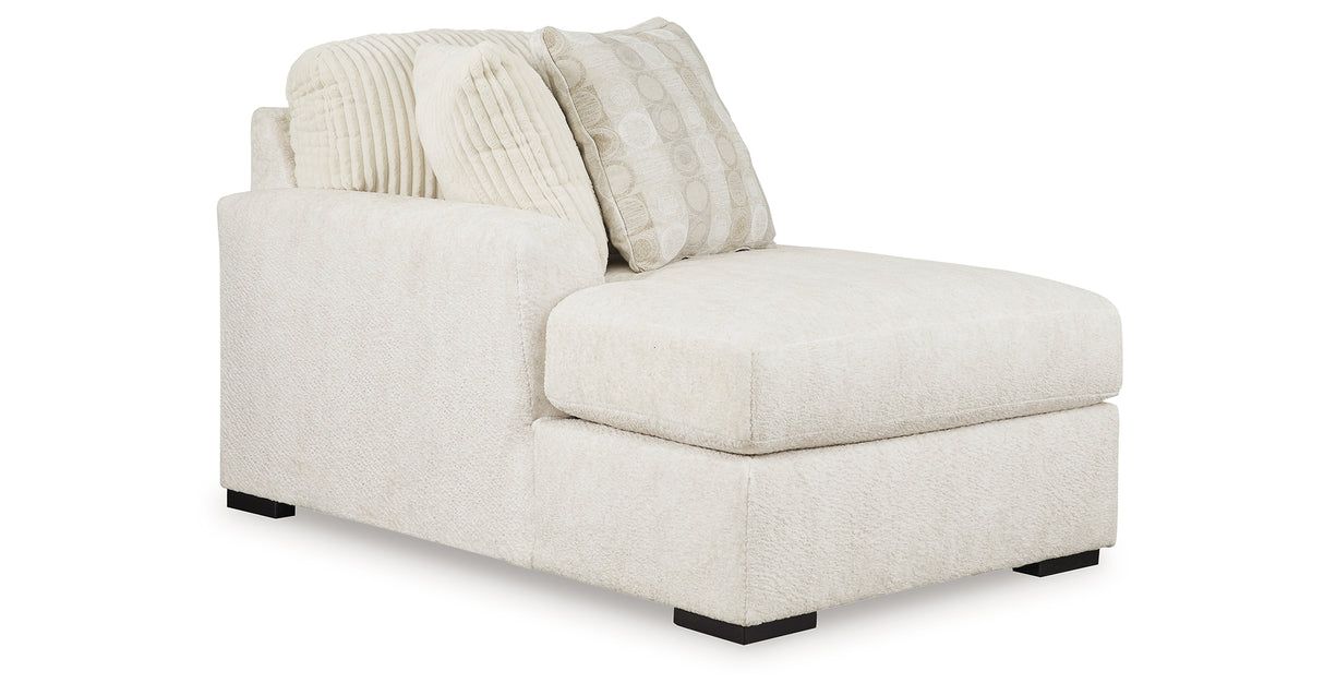 Chessington Ivory Left-Arm Facing Corner Chaise from Ashley - Luna Furniture