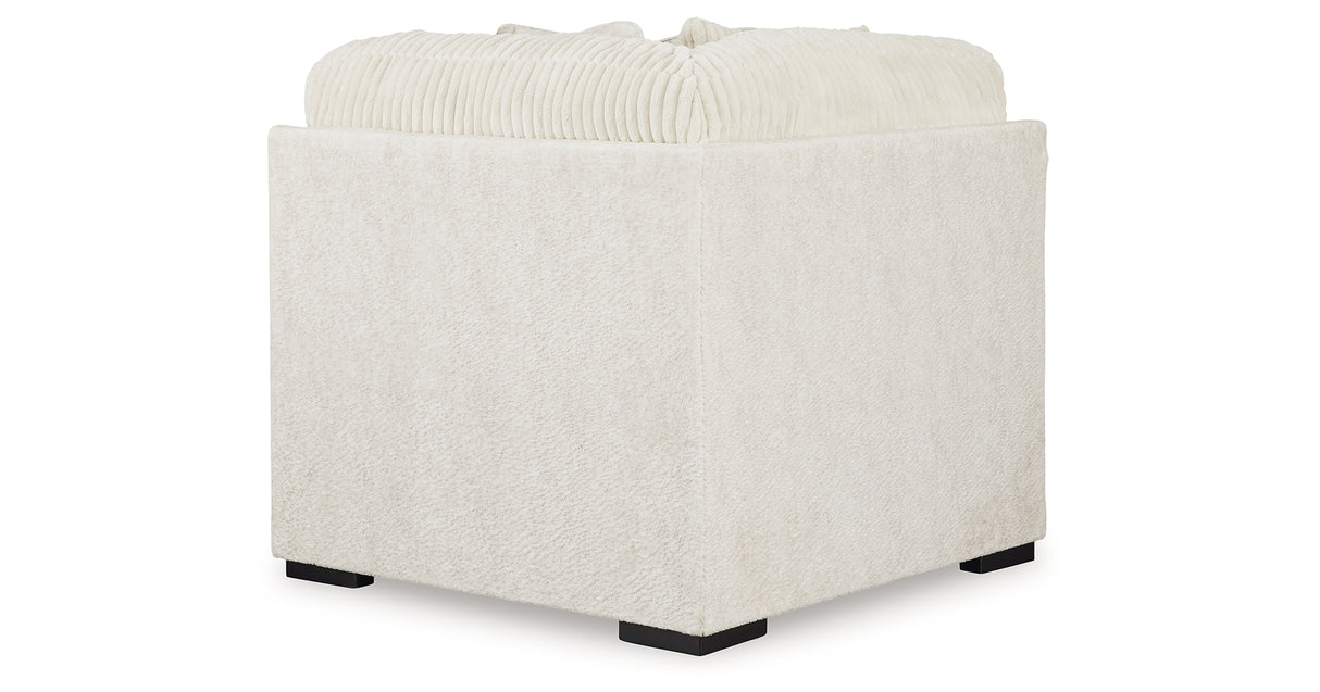 Chessington Ivory 4-Piece Sectional with Ottoman in Ivory from Ashley - Luna Furniture
