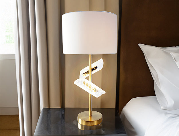 Golden 3-Way Switch Table Lamp, Set of 2 from Crown Mark - Luna Furniture