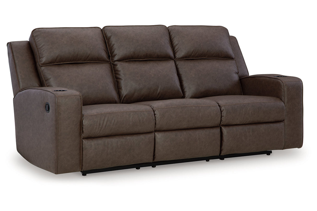 Lavenhorne Umber Reclining Sofa, Loveseat and Recliner from Ashley - Luna Furniture