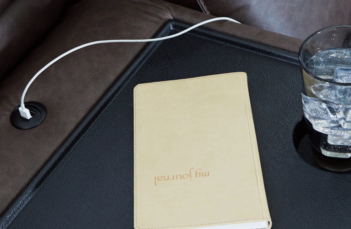 Lavenhorne Umber Reclining Sofa and Loveseat from Ashley - Luna Furniture