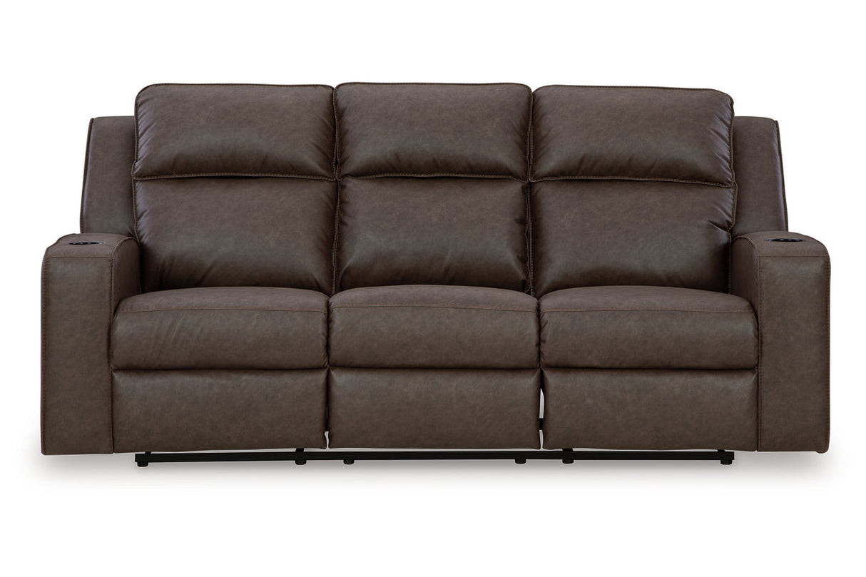 Lavenhorne Umber Reclining Sofa, Loveseat and Recliner from Ashley - Luna Furniture