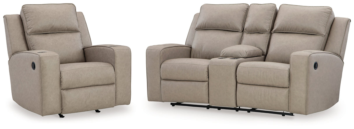 Lavenhorne Reclining Loveseat and Recliner from Ashley Furniture - Luna Furniture
