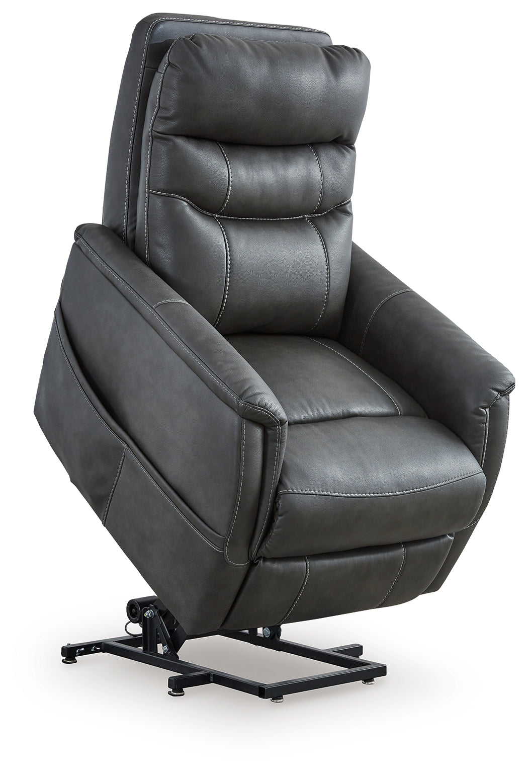 Strawbill Shadow Power Lift Recliner from Ashley Furniture - Luna Furniture