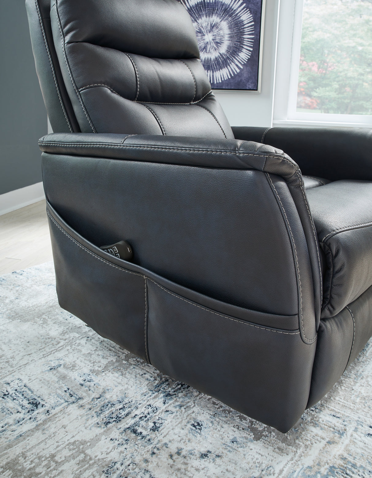 Strawbill Sapphire Power Lift Recliner from Ashley - Luna Furniture