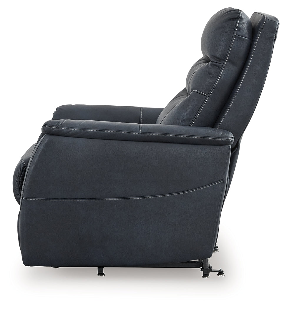 Strawbill Sapphire Power Lift Recliner from Ashley - Luna Furniture