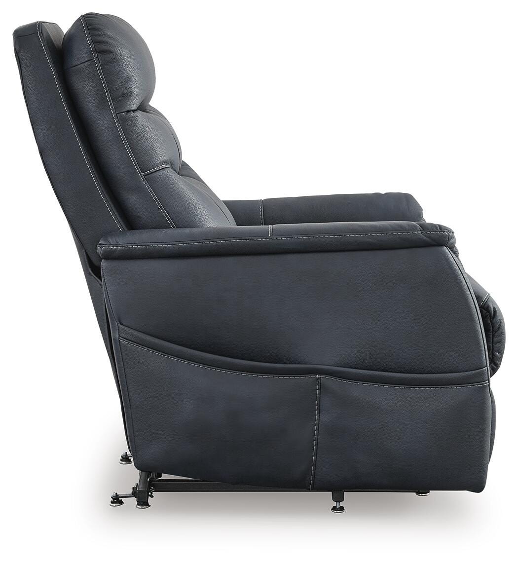 Strawbill Sapphire Power Lift Recliner from Ashley Furniture - Luna Furniture