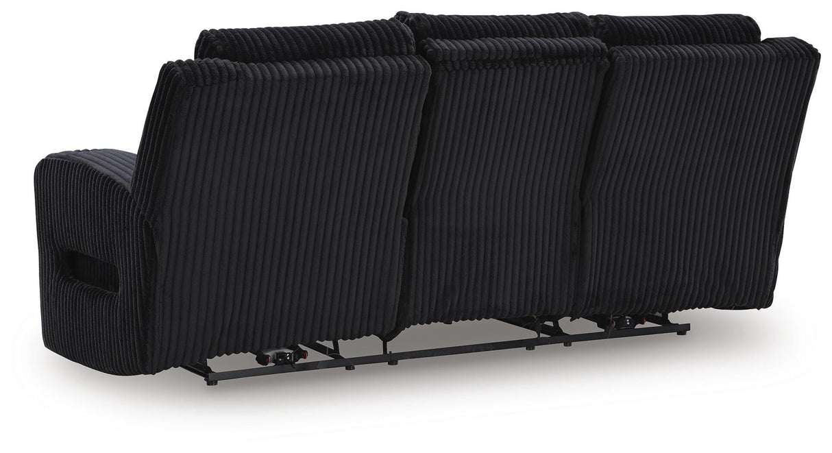 Forest Lake Black Power Reclining Sofa, Loveseat and Recliner from Ashley - Luna Furniture