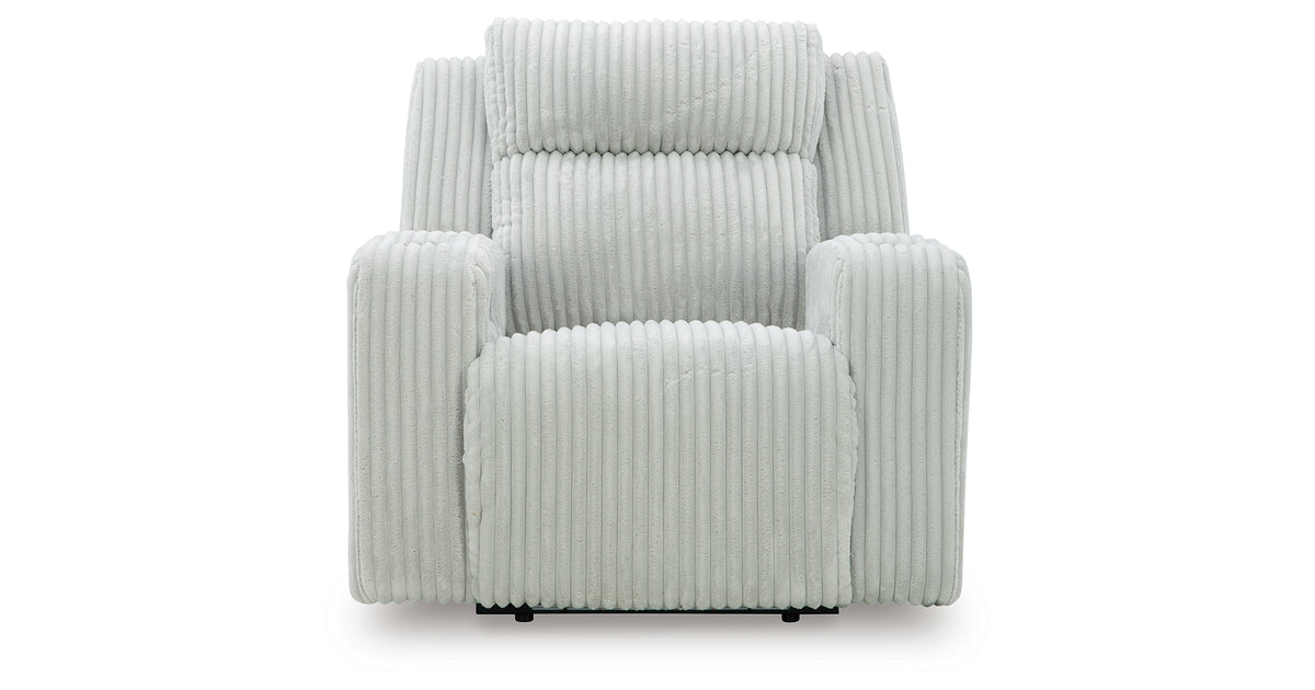 Forest Lake Alloy Power Recliner from Ashley - Luna Furniture