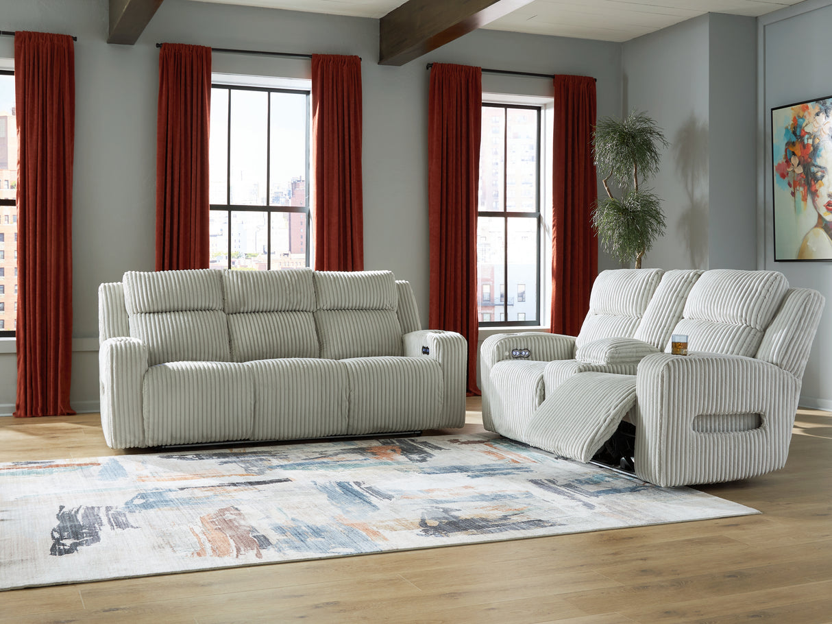 Forest Lake Sofa and Loveseat in Alloy from Ashley - Luna Furniture