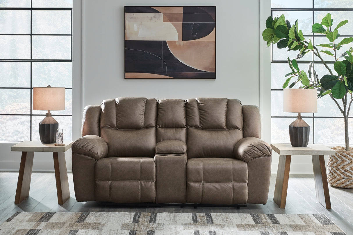 Lowilla Reclining Sofa and Loveseat from Ashley - Luna Furniture