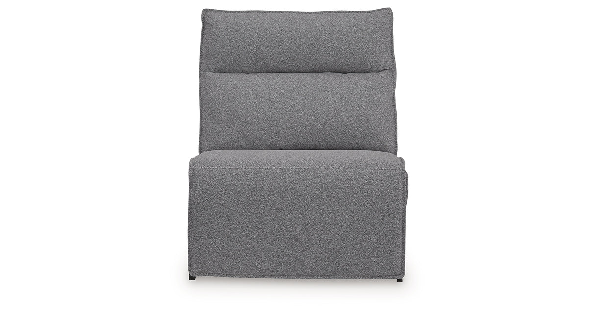 Modmax II Salt and Pepper Salt and Pepper 8-Piece Power Reclining Sectional with Console from Ashley - Luna Furniture