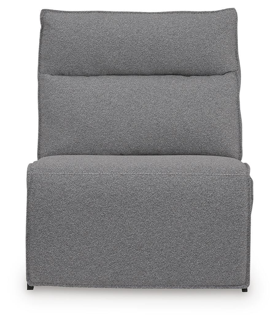 Modmax II Salt and Pepper Salt and Pepper 8-Piece Power Reclining Sectional with Console from Ashley - Luna Furniture