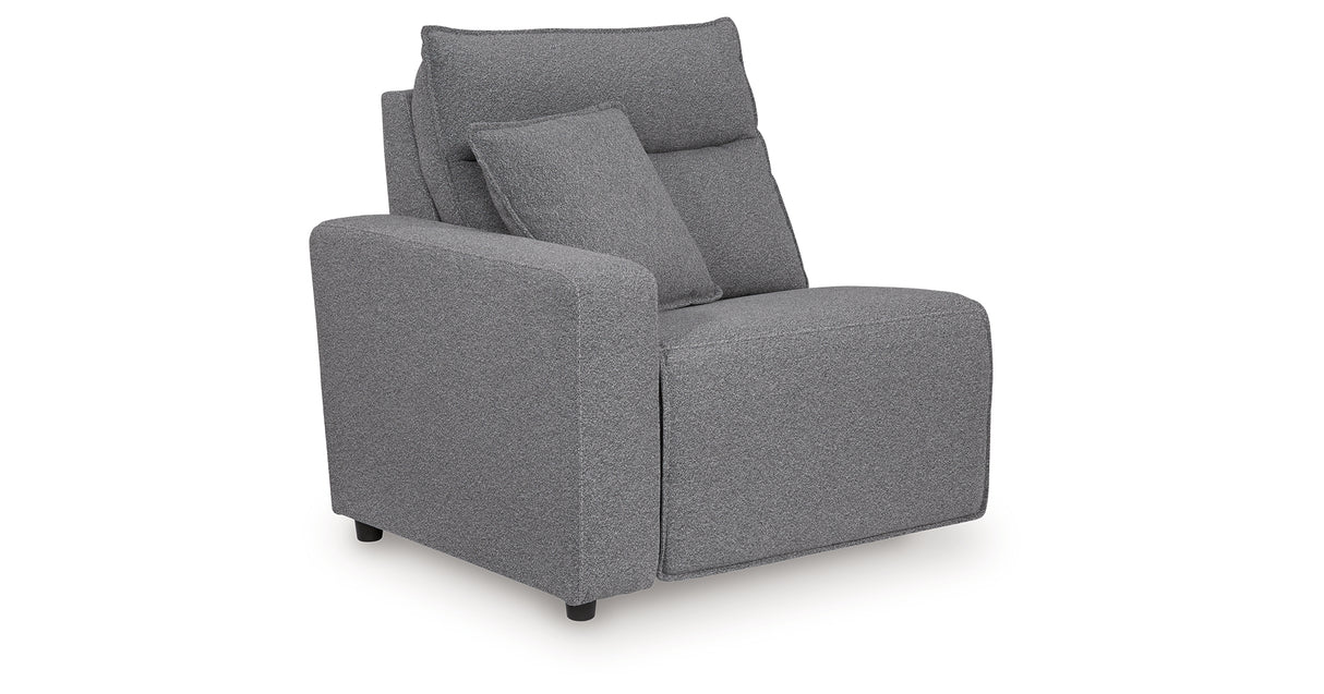 Modmax II Salt and Pepper Left-Arm Facing Power Recliner from Ashley - Luna Furniture