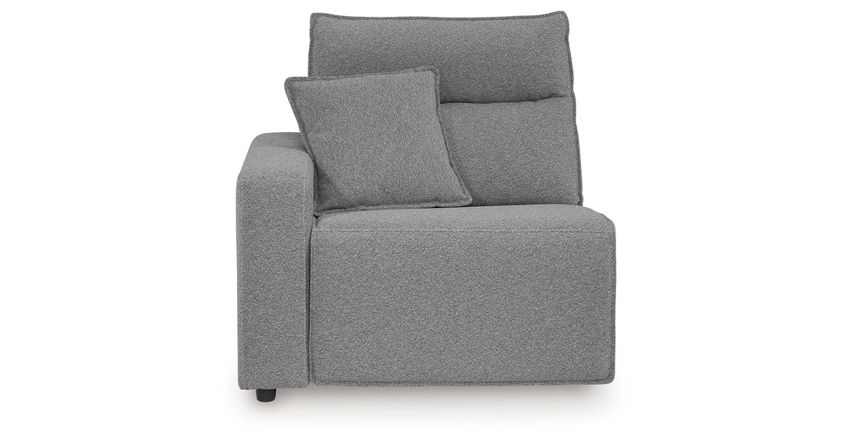 Modmax II Salt and Pepper Left-Arm Facing Power Recliner from Ashley - Luna Furniture