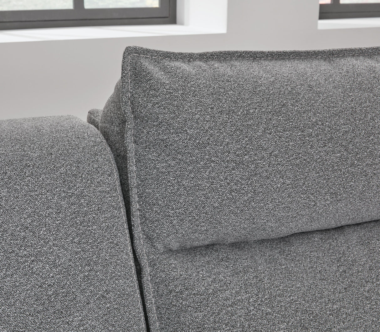 Modmax Salt and Pepper 6-Piece Reclining Sectional with Chaise and Audio Console from Ashley - Luna Furniture