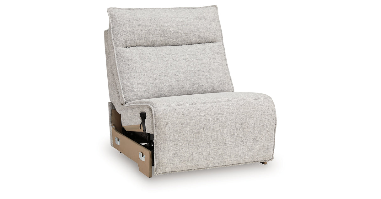 ModMax II Stone Power Armless Recliner from Ashley - Luna Furniture