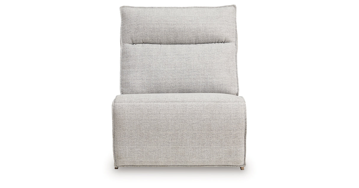 ModMax II Stone Power Armless Recliner from Ashley - Luna Furniture