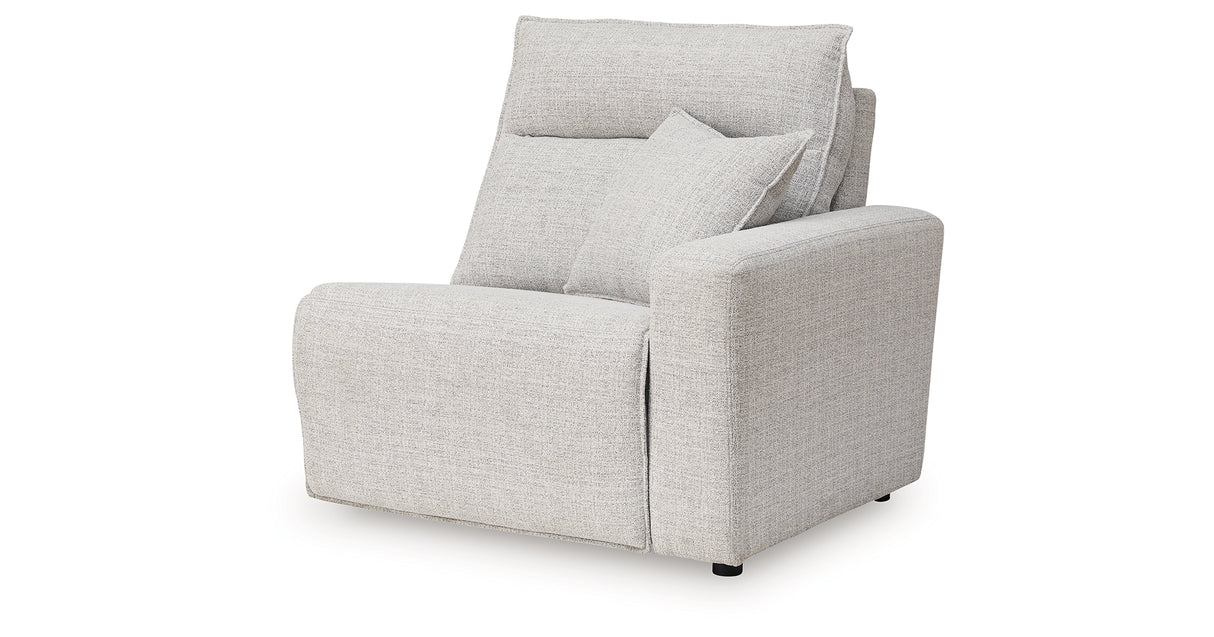 ModMax II Stone Right-Arm Facing Power Recliner from Ashley - Luna Furniture