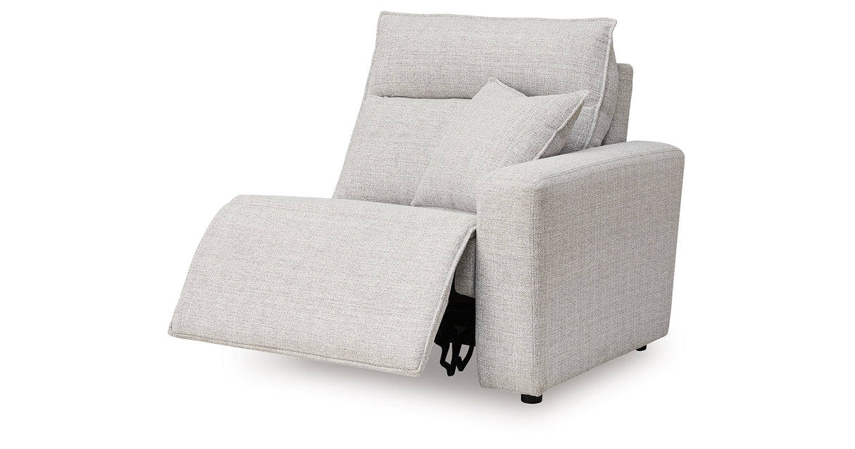 ModMax II Stone Right-Arm Facing Power Recliner from Ashley - Luna Furniture