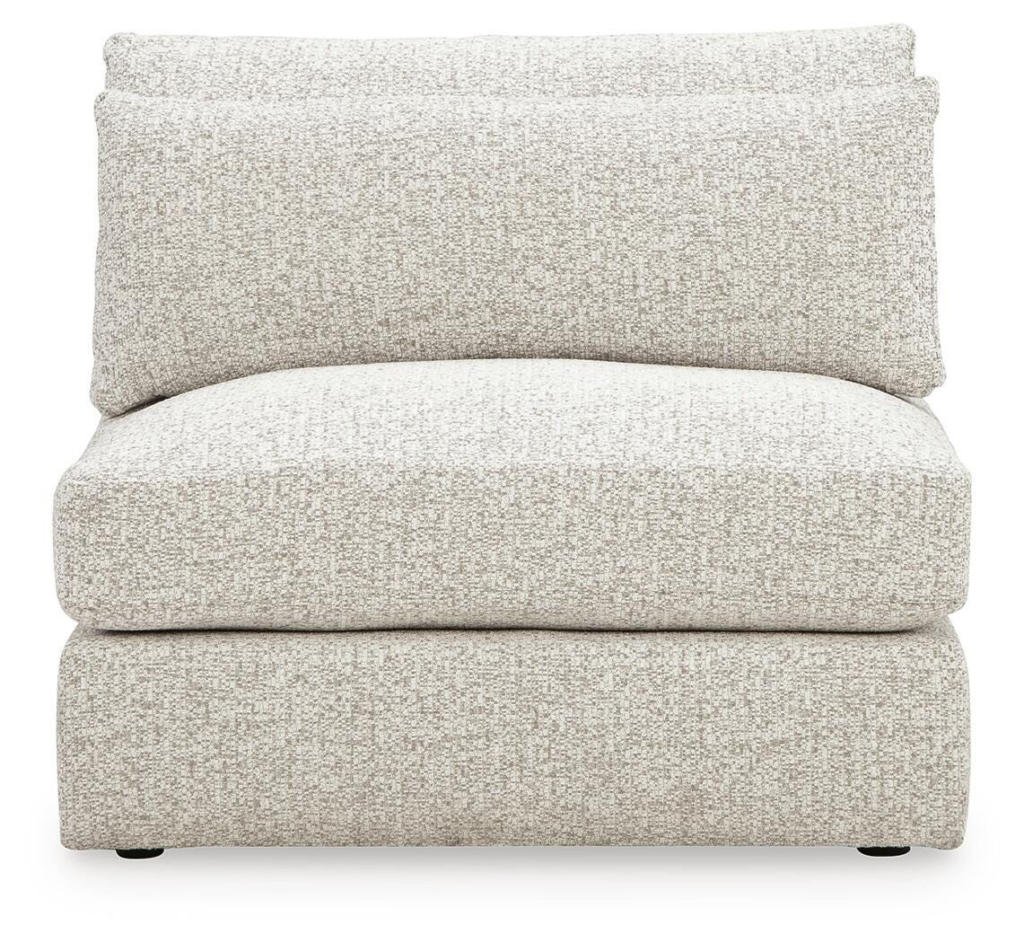 Ashbourne Estate Snowstone Armless Chair from Ashley - Luna Furniture