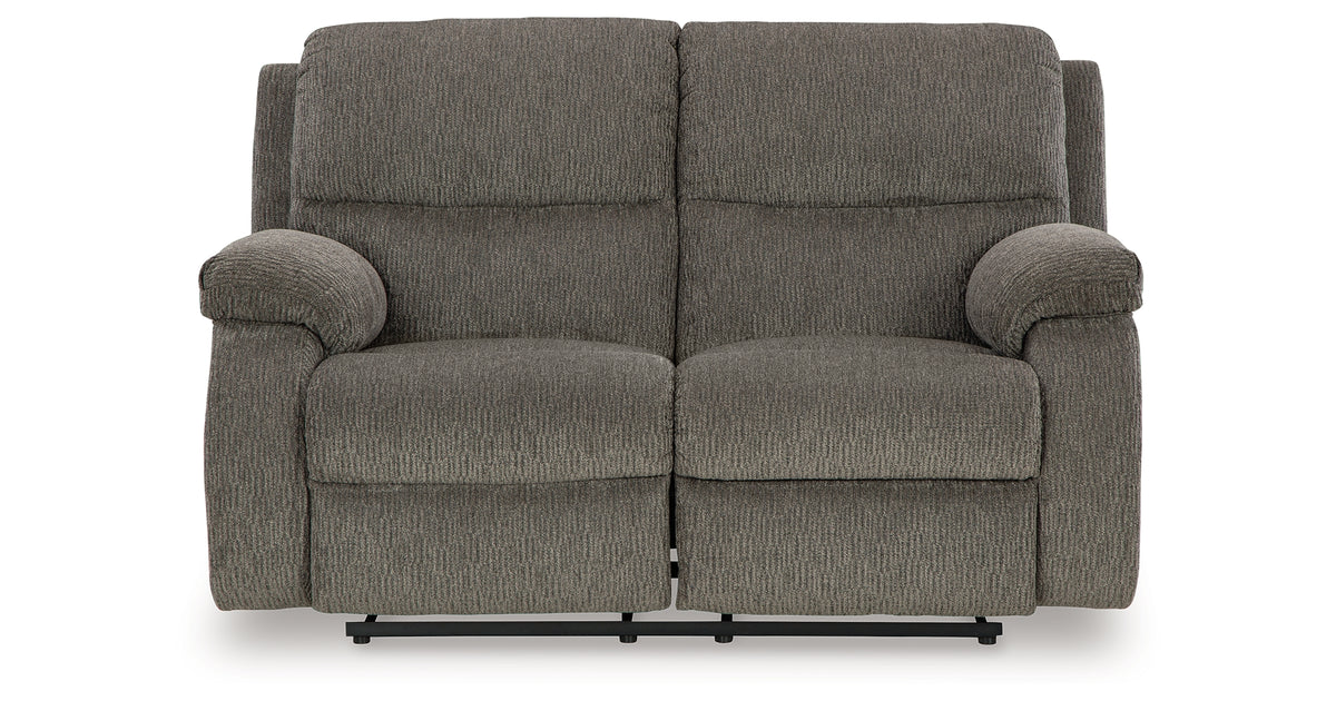 Scranto Brindle Reclining Loveseat from Ashley - Luna Furniture