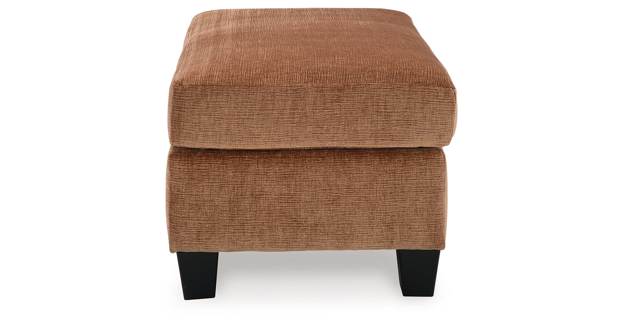 Amity Bay Clay Sofa Chaise Sleeper, 2 Chairs and 2 Ottomans from Ashley - Luna Furniture