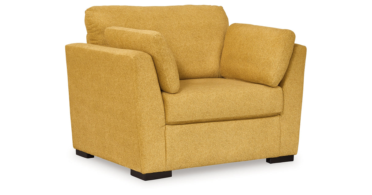 Keerwick Sofa, Loveseat, Chair and Ottoman in Sunflower from Ashley Furniture - Luna Furniture