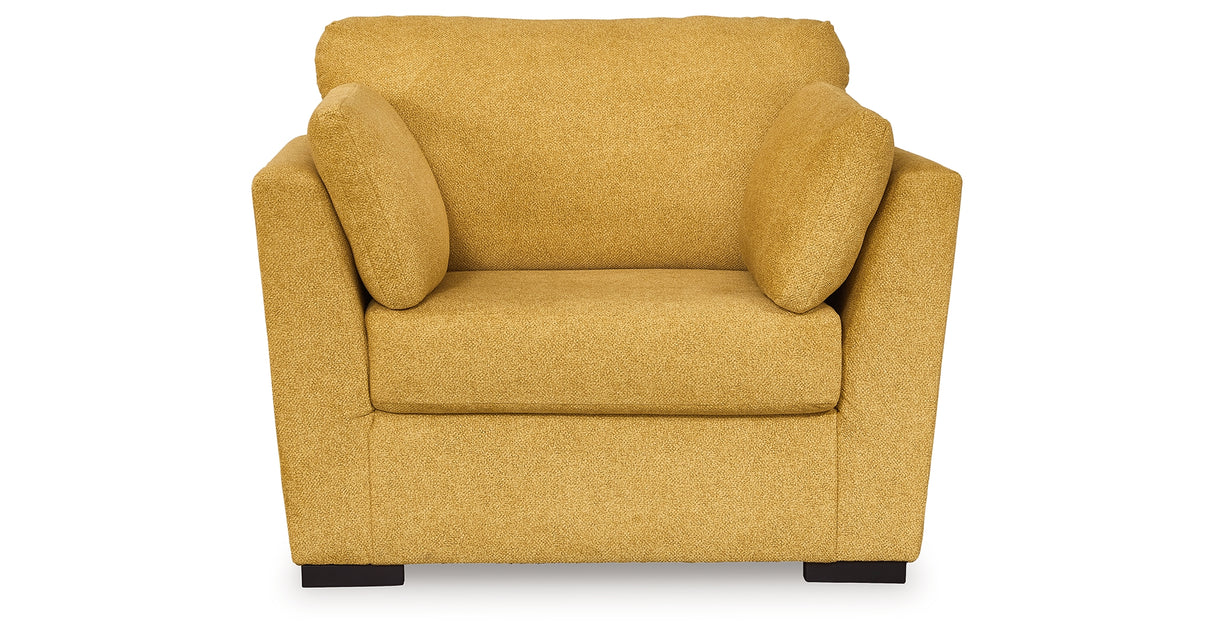 Keerwick Sofa, Loveseat, Chair and Ottoman in Sunflower from Ashley Furniture - Luna Furniture