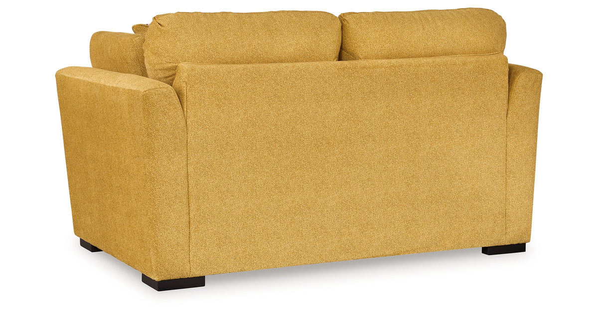 Keerwick Sunflower Loveseat from Ashley Furniture - Luna Furniture